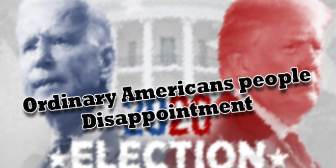 Ordinary Americans people Disappointment