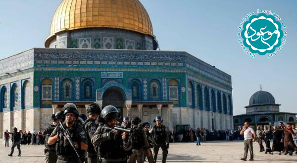 Zionists brutal raid on Al Aqsa