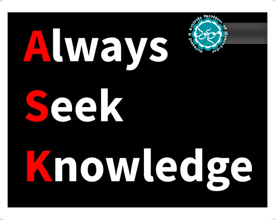 Seek knowledge
